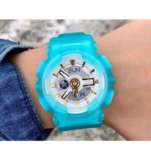 Casio BA110SC-2A Women's Baby-G Blue Dial Strap Quartz Watch